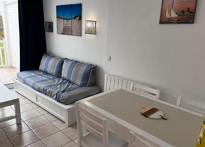 Apartment T2 Cosy, Piscine, Parking Et Front *