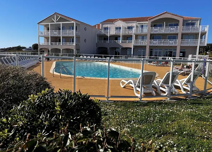 Apartment T2 Cosy, Piscine, Parking Et Front *