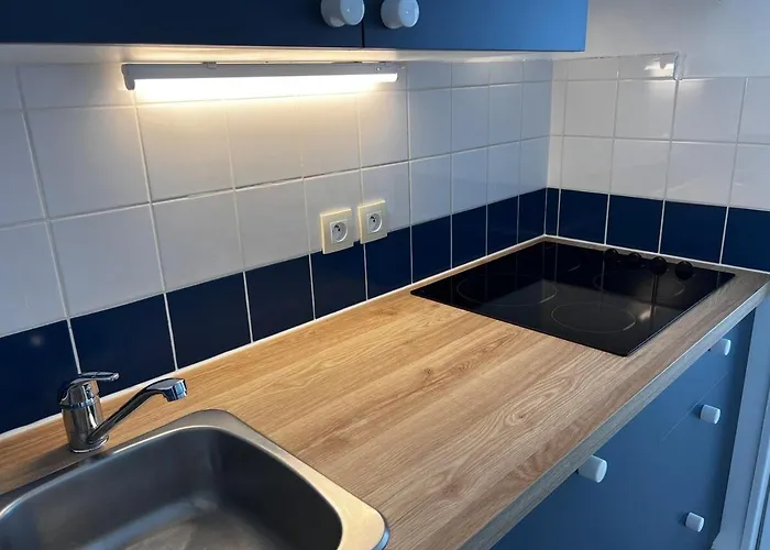 Apartment T2 Cosy, Piscine, Parking Et Front